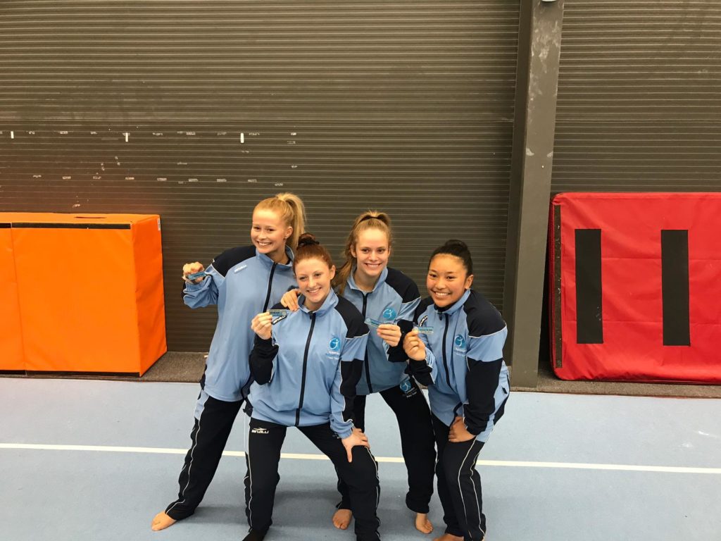 NSW state Acrobatics team captains